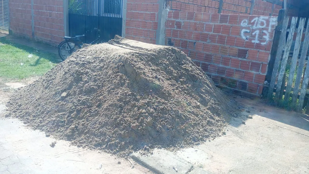 Areia para construção