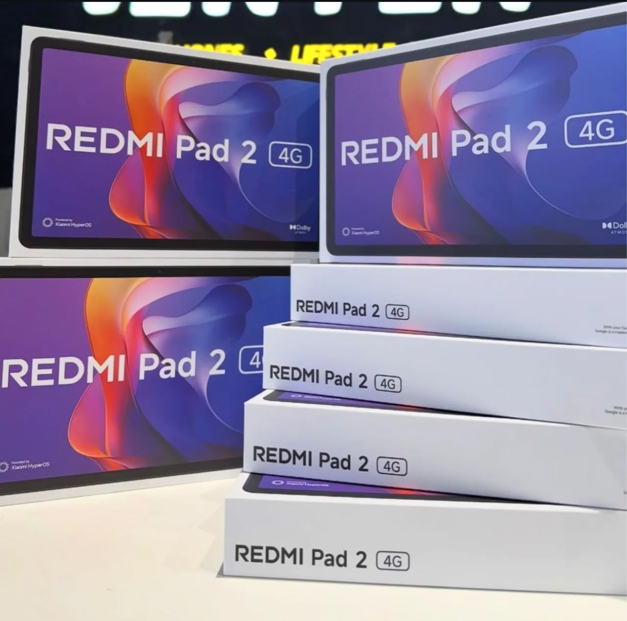 Tablet Xiaomi Redmi Pad 2 4G COM CHIP 128GB 04GB RAM ENTREGAMOS GRÁTIS 
