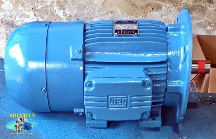Moto Freio WEG 5cv (3,7kw) 4 Polos 1710rpm Trifásico 220v/380v