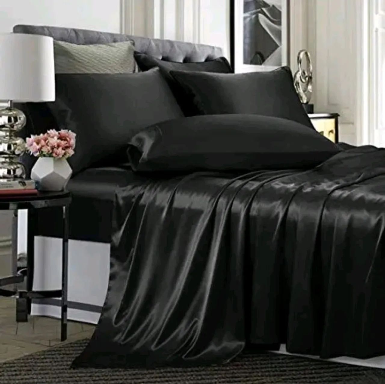 Jogo de Cama King Luxo Karl Lagerfield 60%off - Foto 4