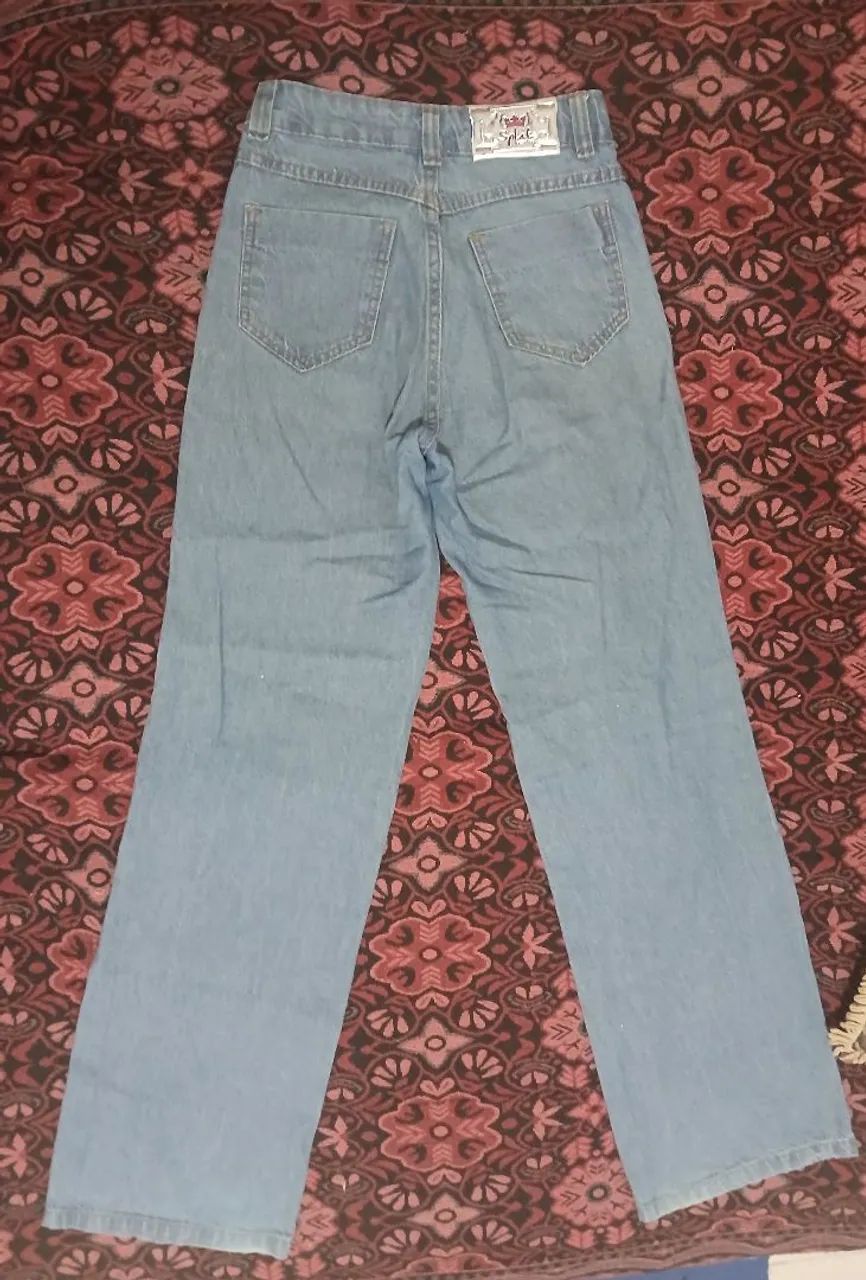 Calça Wide leg Azul Claro - Foto 3