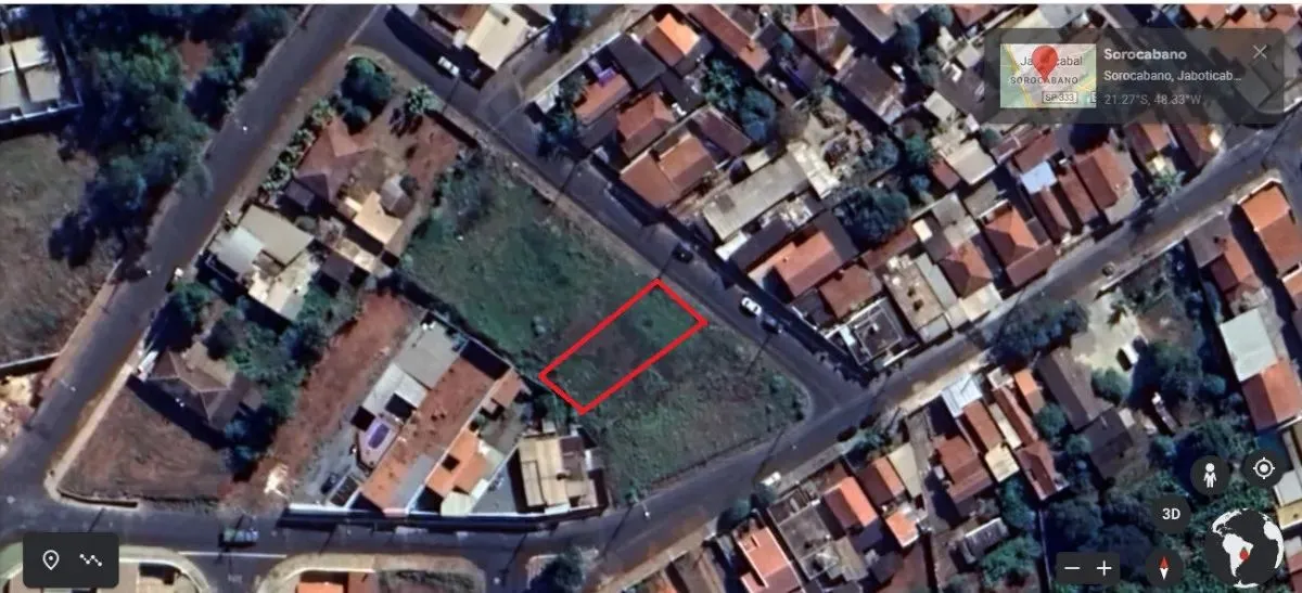 Terreno residencial para venda, 298m²