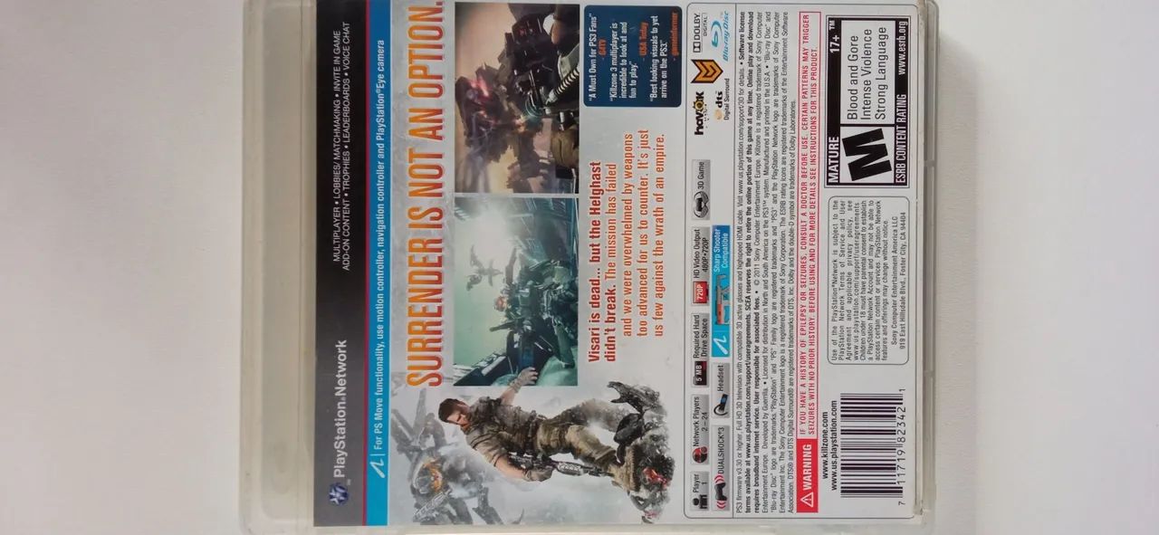 Jogo Killzone 3 - PS3 original Fisico  - Foto 2