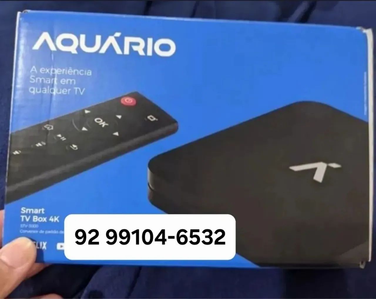 Tv bOx 4k aquário entrego