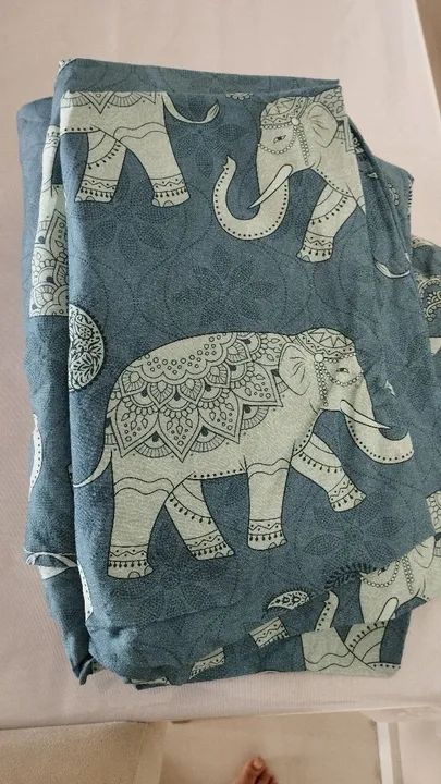 Kit lençol elástico cama Queen + 2 fronhas (Novo)