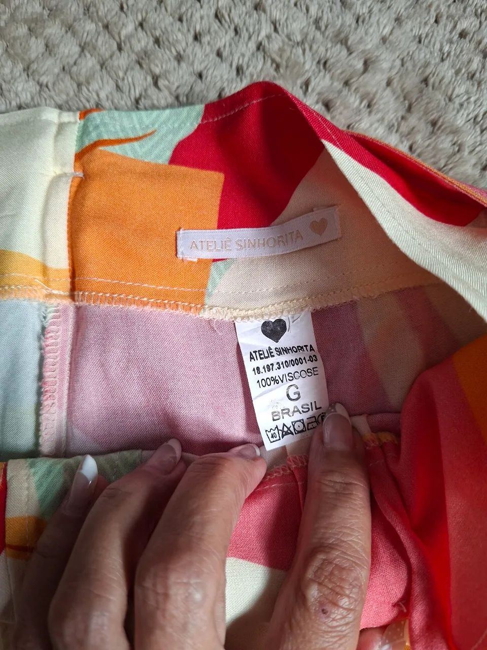 Saia Colorida clochard - Foto 2