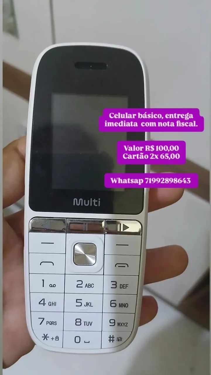 Vendo celular básico idoso e criança.