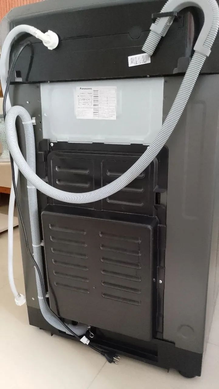Máquina de lavar roupas 12k Marca Panasonic Material Inox - Foto 5