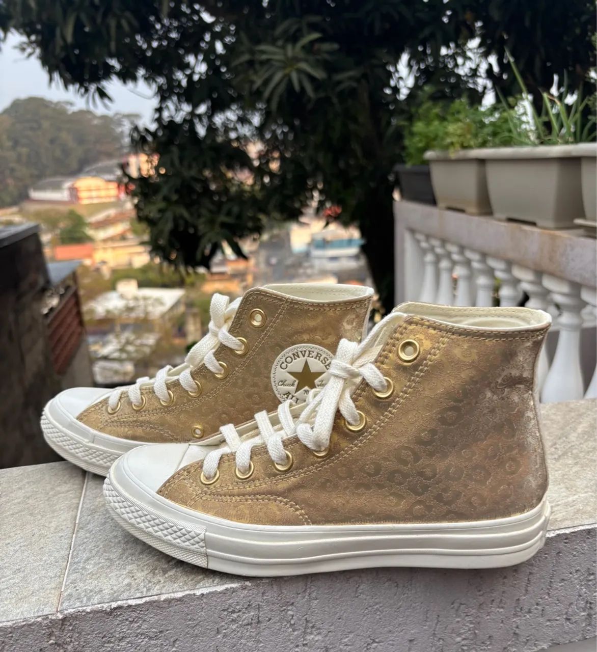 Converse All Star Chuck 70 Dourado - Foto 5