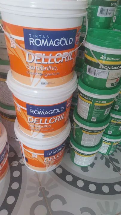 Tinta Dellcril Semibrilho Romagold - 15 Litros