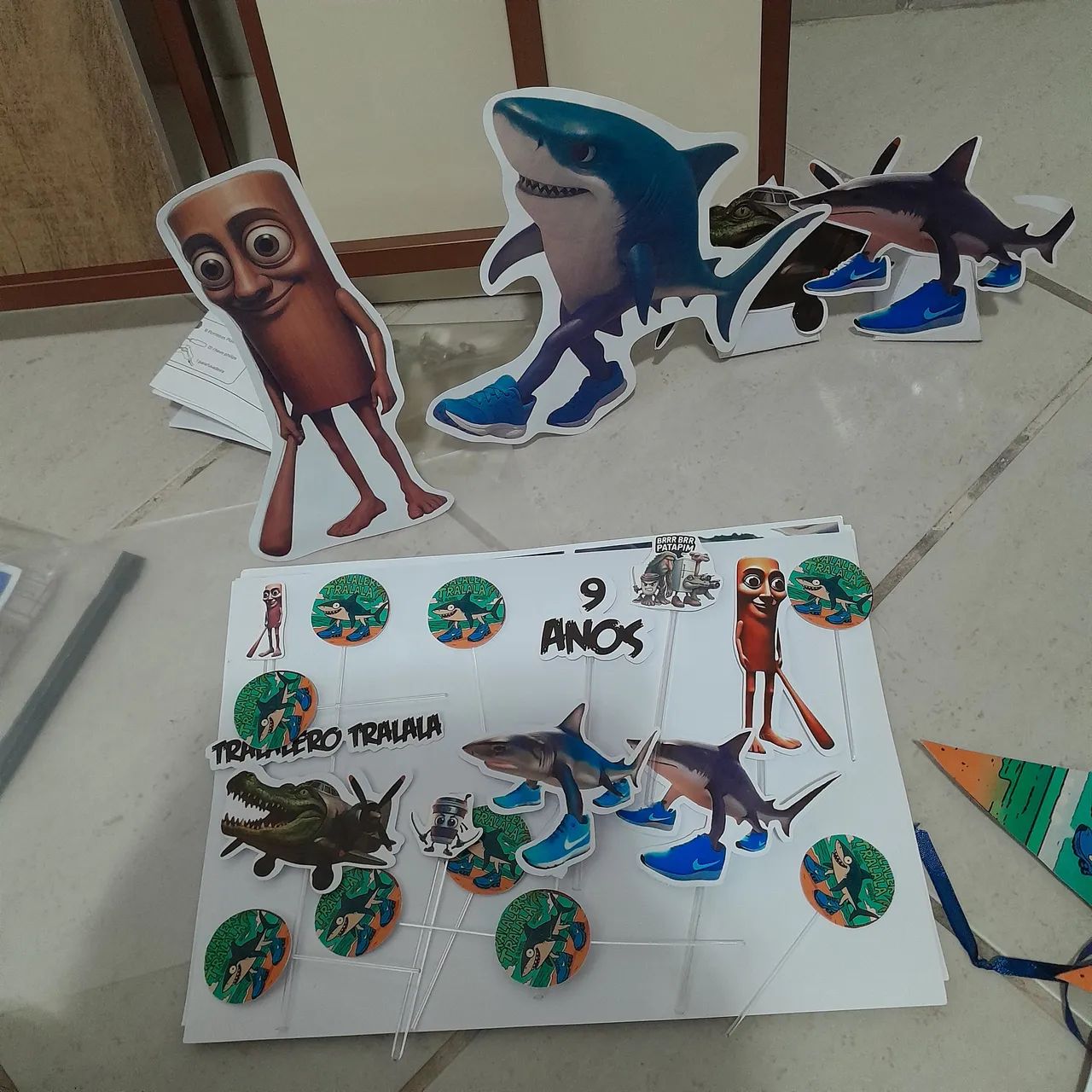 Kit aniversário, tema: Brainrot do Roblox - Foto 2