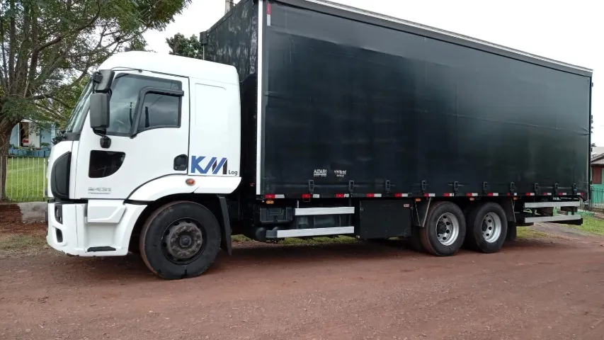 Ford Cargo 2431 trcuk sider, pronto pra trabalhar...