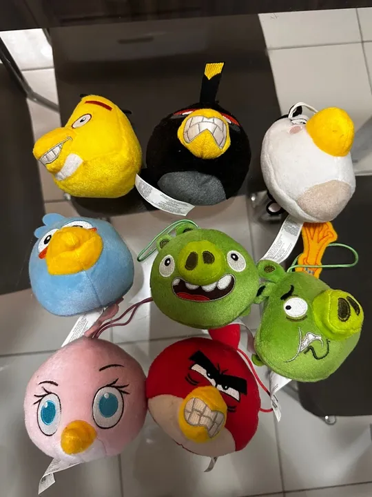 Kit Pelúcias Angry Birds