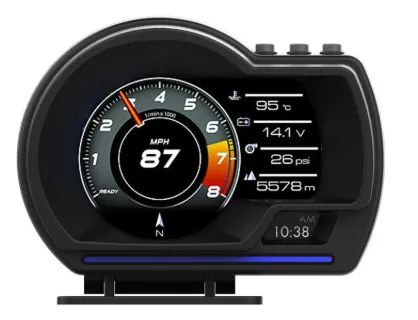 Head Up Display (HUD) OBD2 + GPS - Velocímetro Inteligente para Carro
