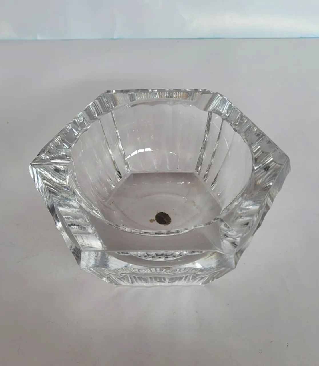 Cinzeiro de Cristal Val Saint Lambert Lapidado - Foto 2