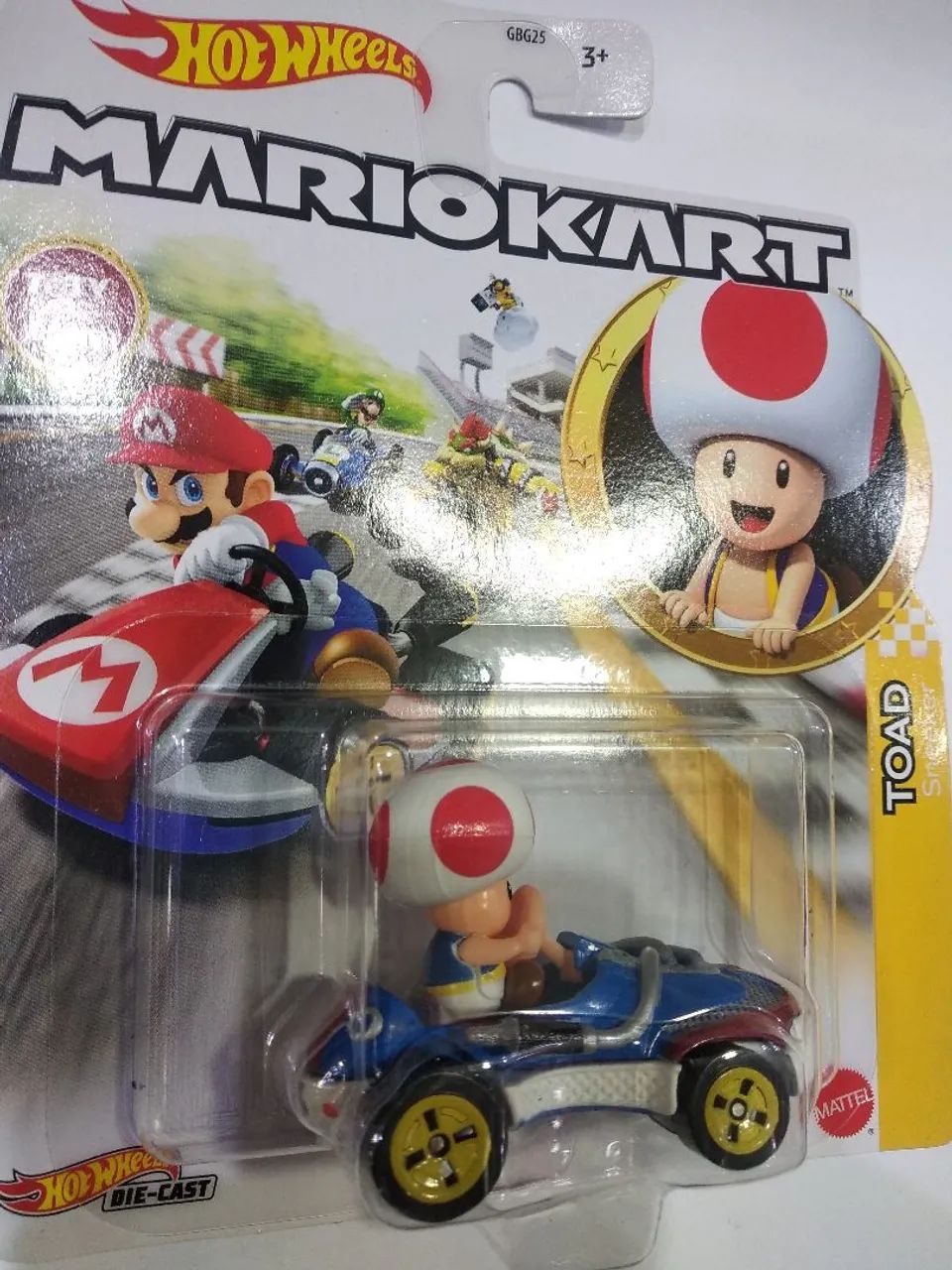 Carrinho Mario kart Toad Sneeker 1:64 Mattel - Foto 3