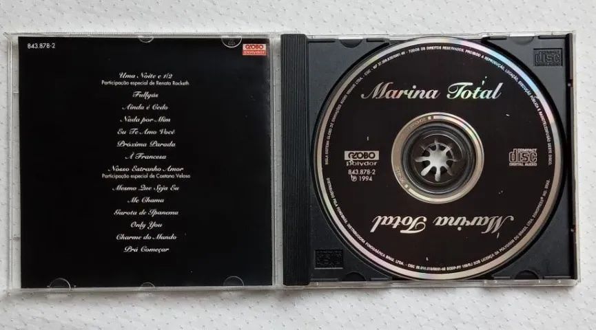 CD Marina Lima - Marina Total (1994) - Foto 2