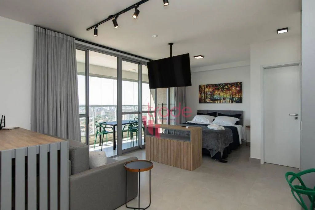 Apartamento Mobiliado para Alugar com 01 Quarto no Bairro Alto da Boa Vista em Ribeirão Pr