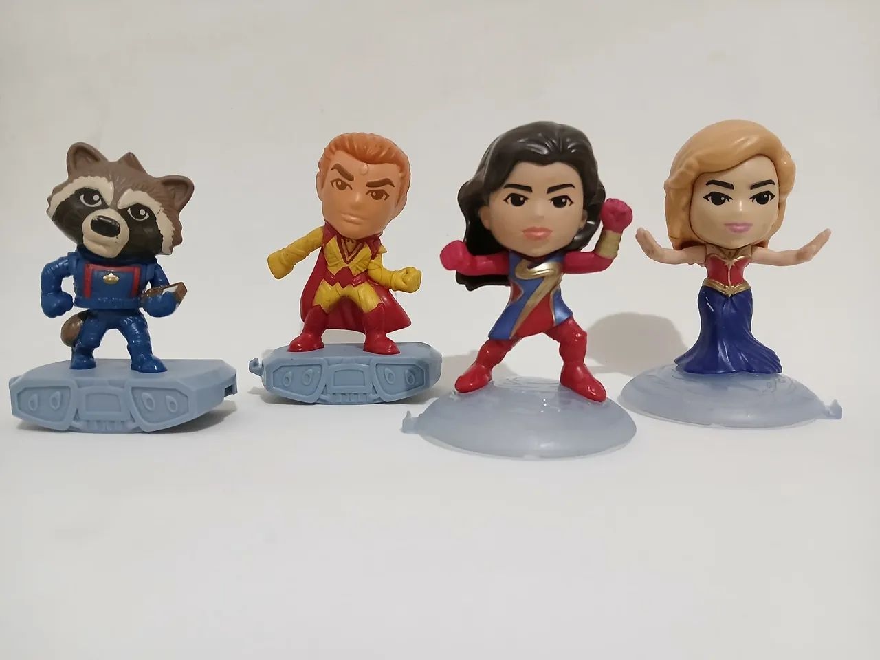 Miniaturas Colecionáveis Guardião da Galáxia, Miss Marvel e Princesa Caroll