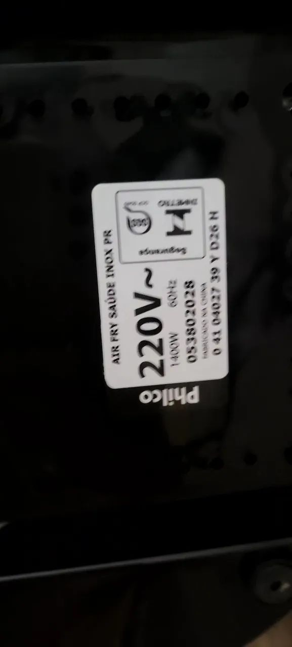 Fritadeira Air Fry philco saude inox usada 2x - Foto 2