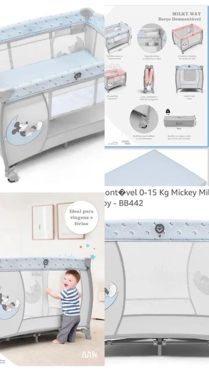 Berço nunca usado 350,00