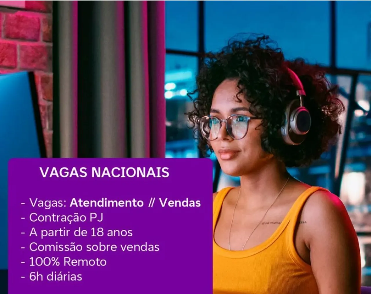 Vaga com início imediato