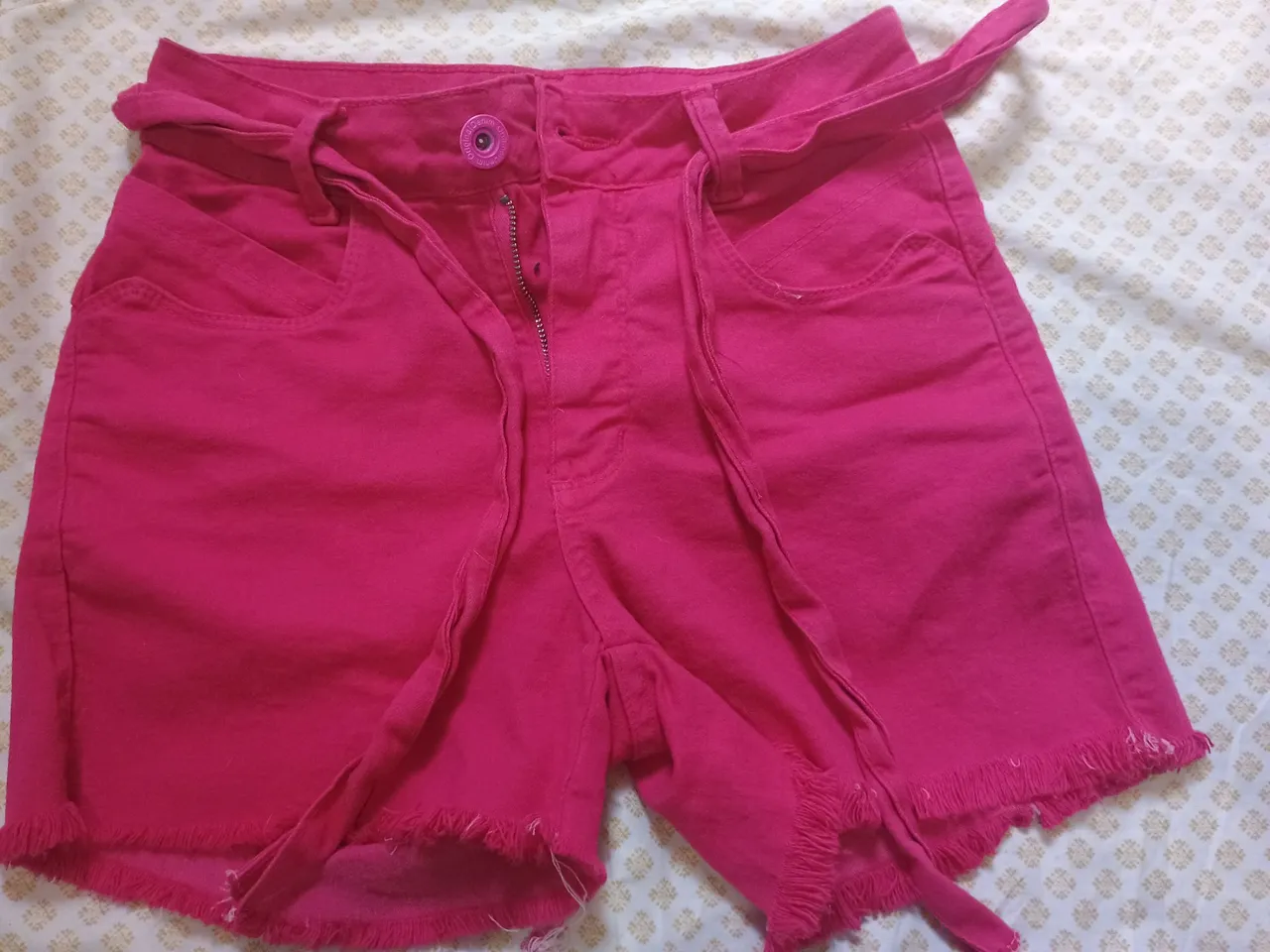 Dois Short Jeans Feminino  - Tamanho P