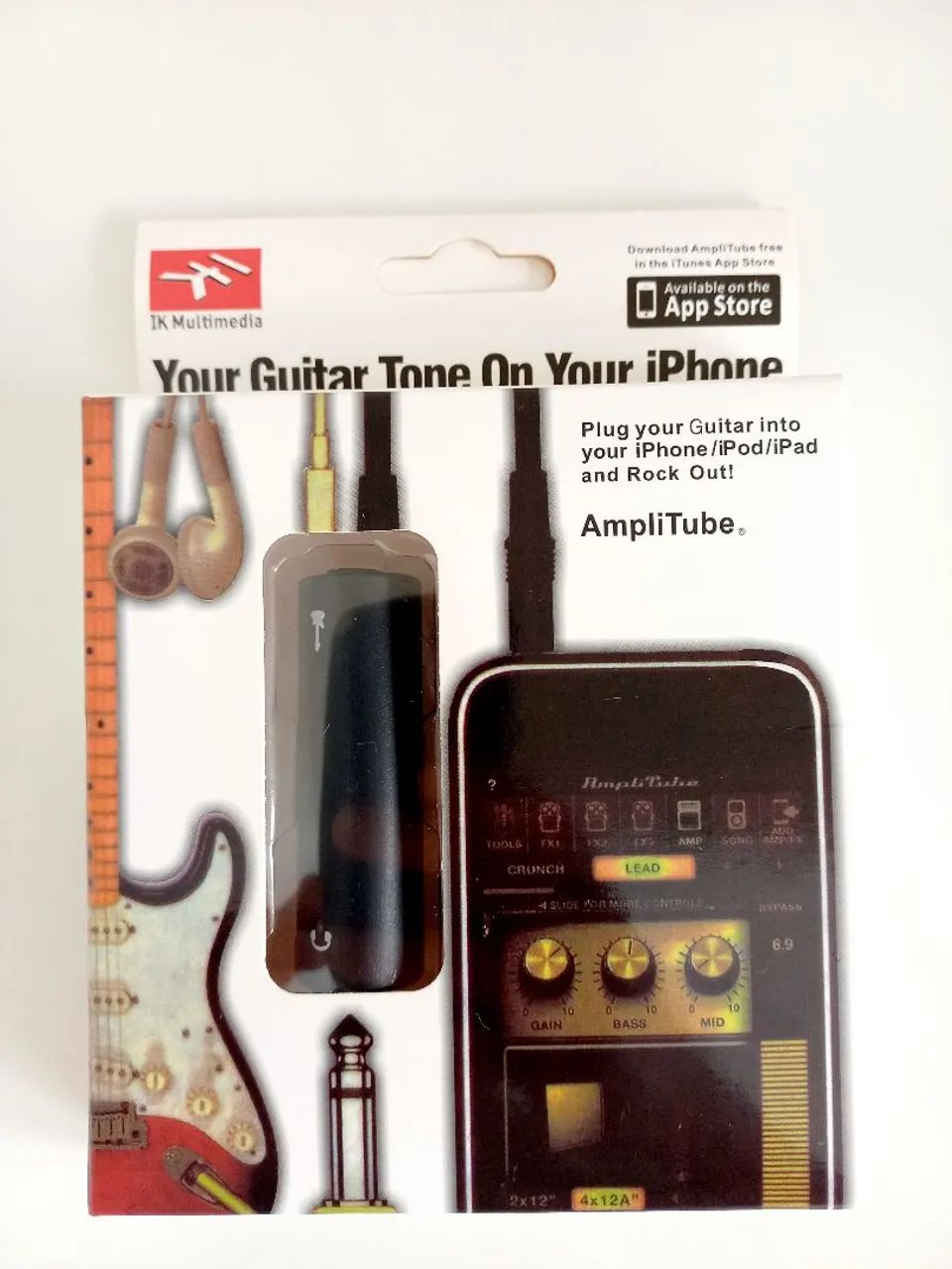 Interface AmpliTube para Guitarra - iPhone/iPod/iPad