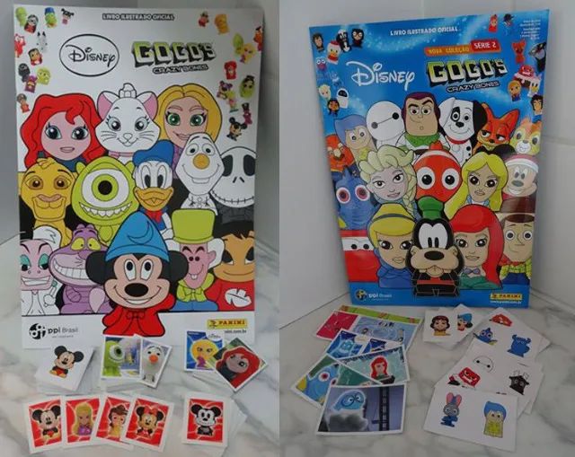 Disney Gogos - álbum e figurinhas - séries 1 e 2 - novos
