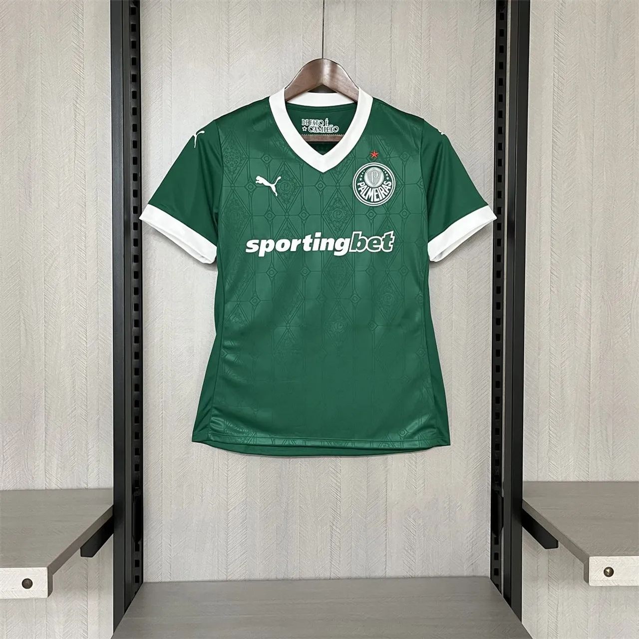 Camisa feminina do Palmeiras Temporada 2025 Roupas Esportivas