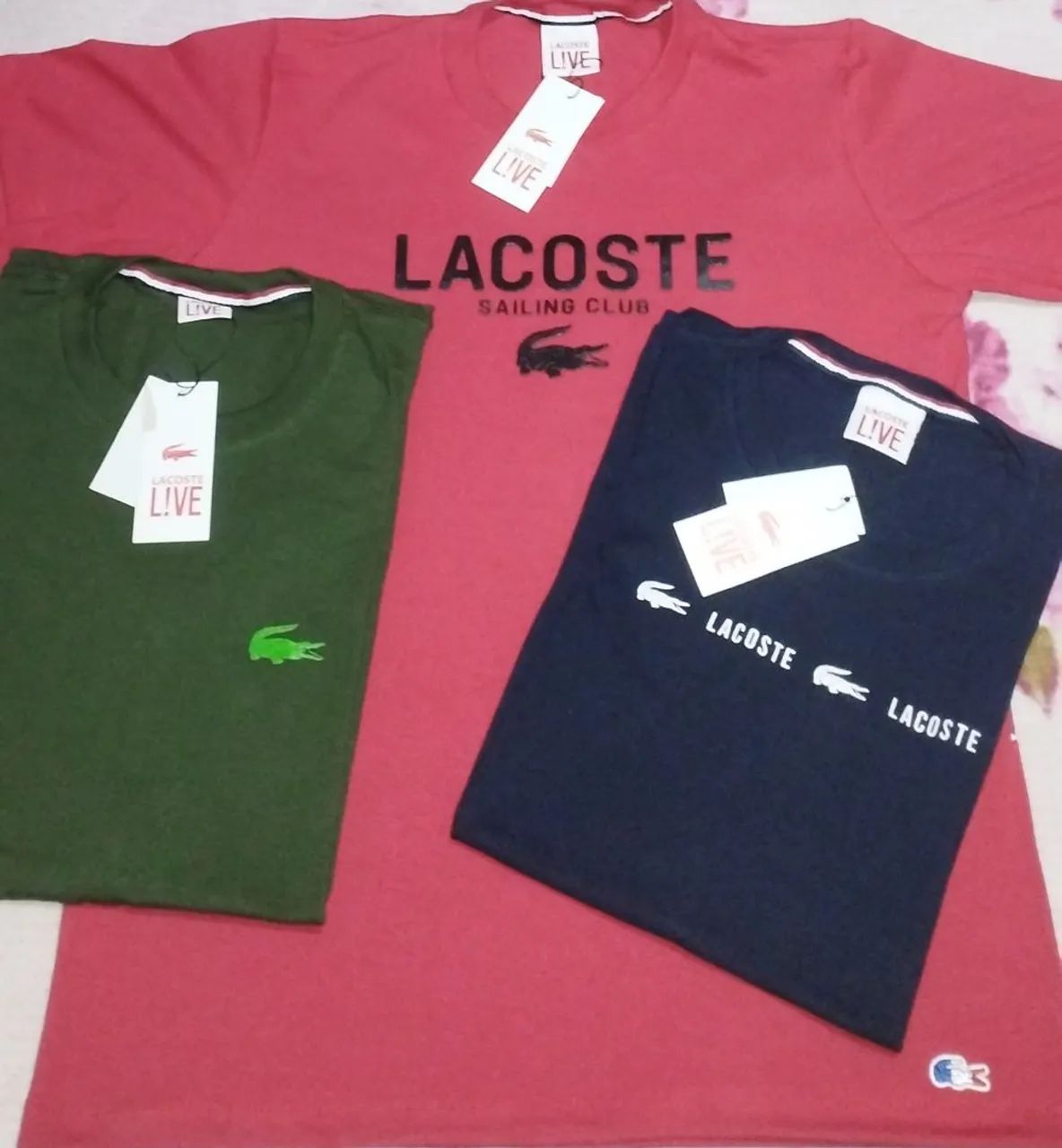 Camisas Masculinas - LV e Armani Jeans e lacoste - Foto 3