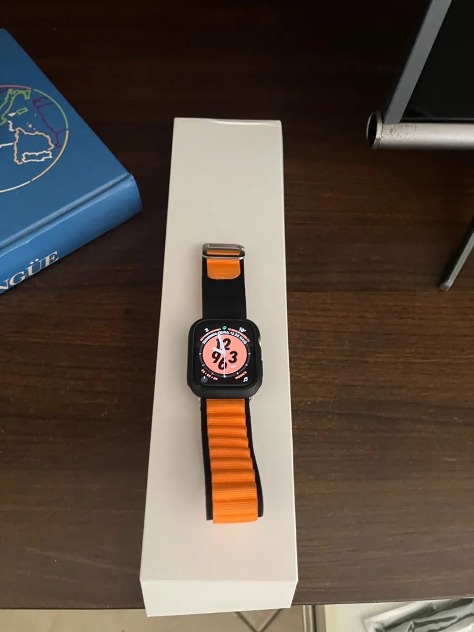 Apple Watch Series 6 pulseira laranja