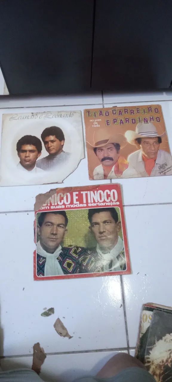 Três discos vinil sertanejo 
