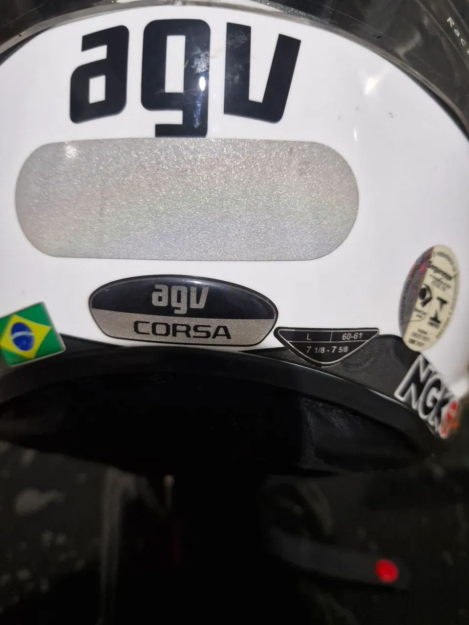 CAPACETE AGV CORSA VELOCITY EM PERFEITAS CONDIÇÕES  - Foto 5