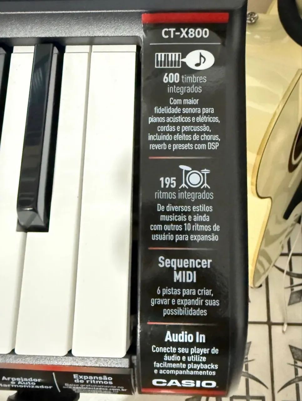 Teclado Casio CT-X800 - Foto 2