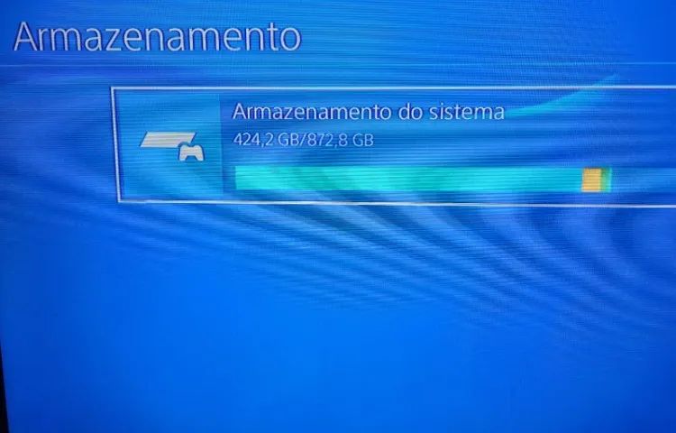 PS4 com 872GB- Usado - Foto 4