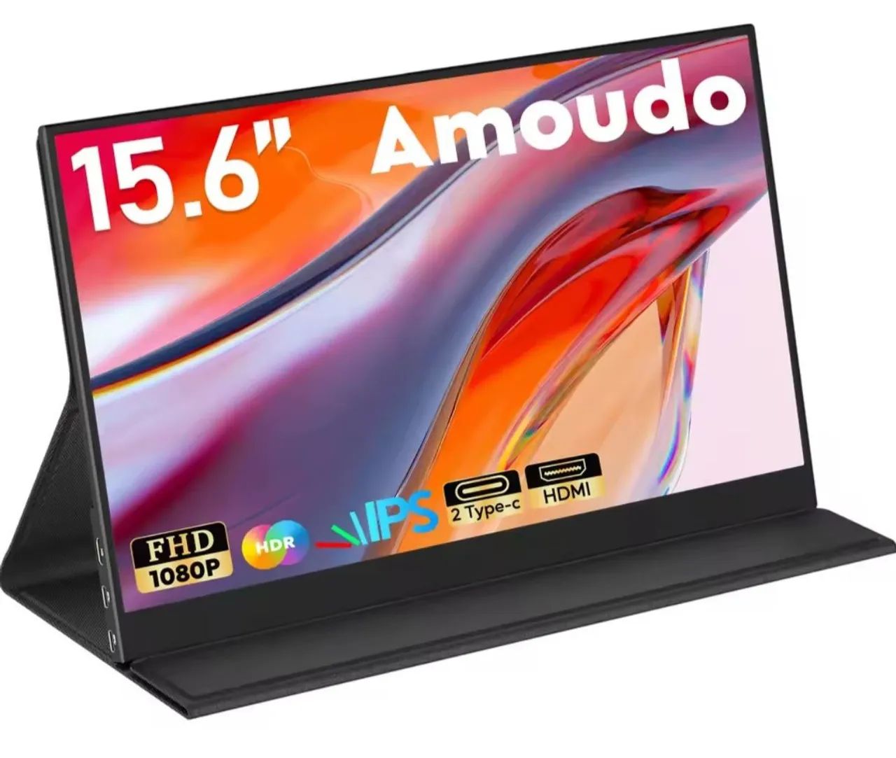 Monitor portátil 15 polegadas com HDR. AMOUDO