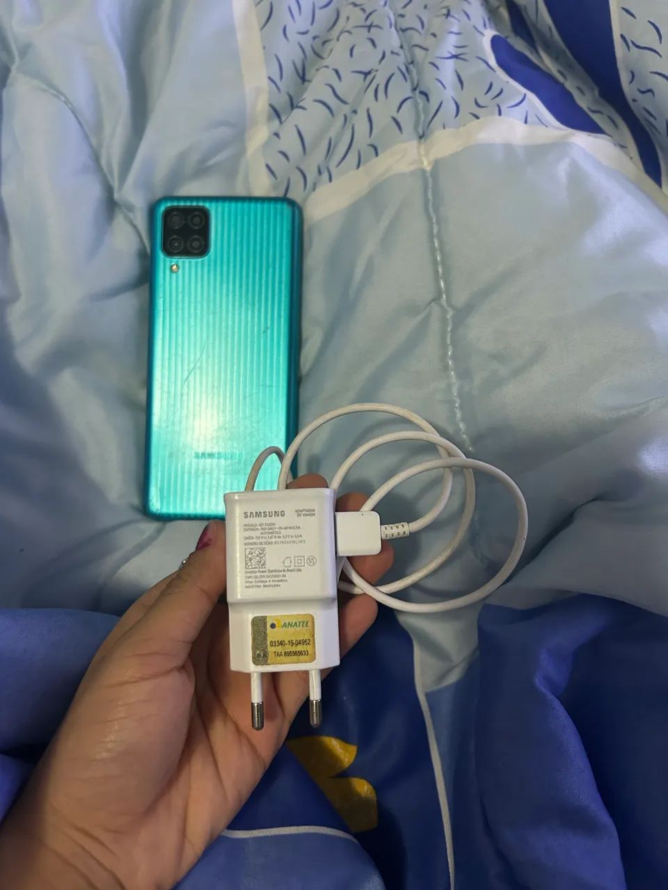 Samsung Galaxy A12 Azul - Ótimo Estado - Foto 4