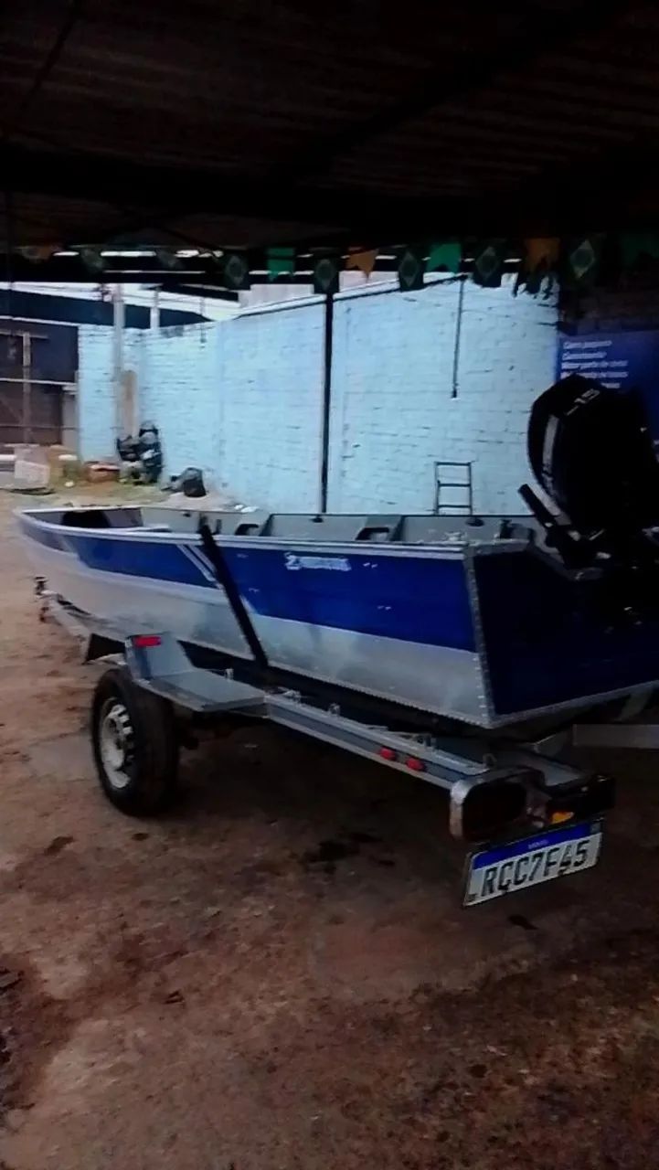 Barco Canoa tralha completa  - Foto 5