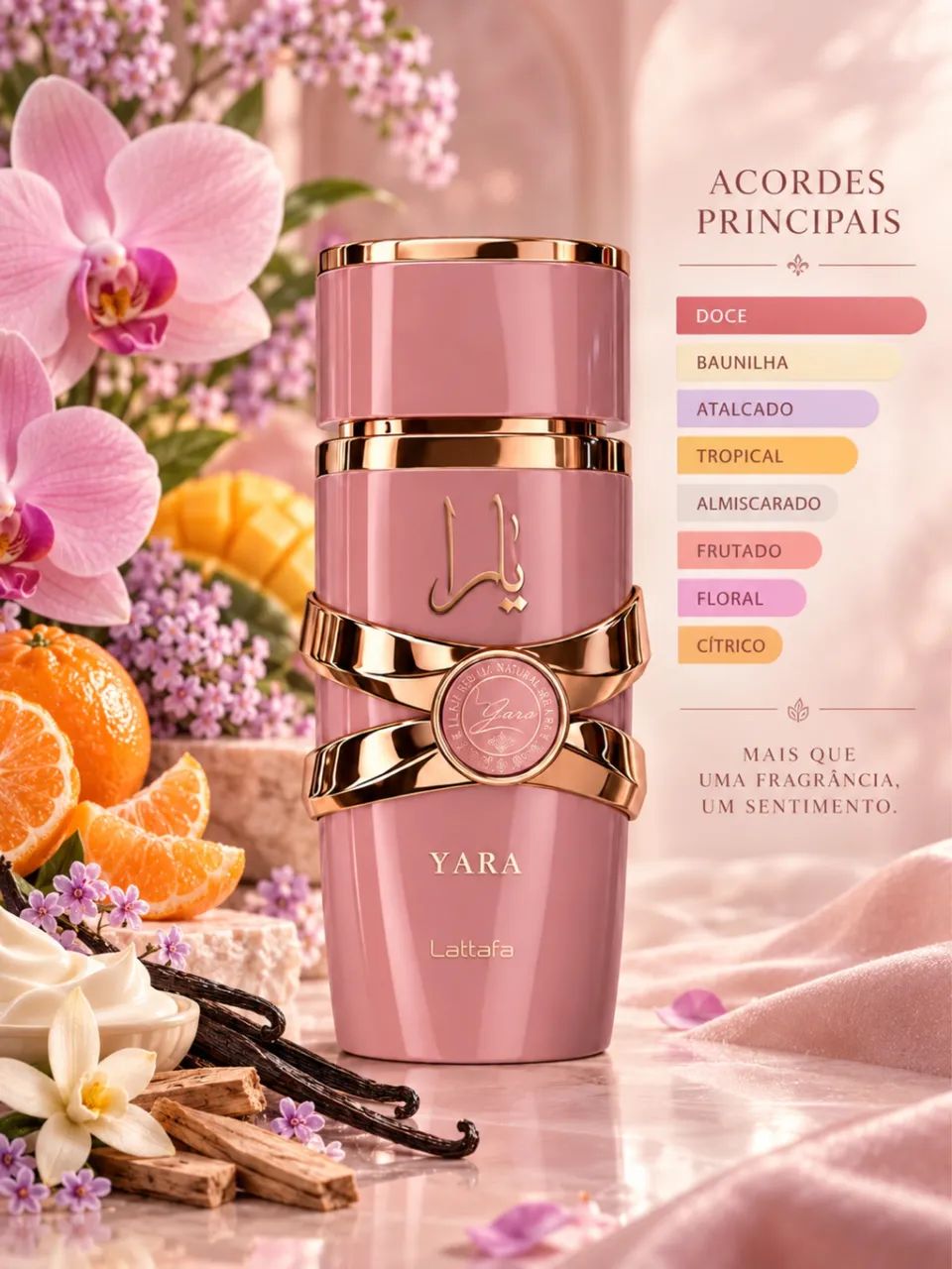Perfume Yara Elixir 100ml Lacrado 
