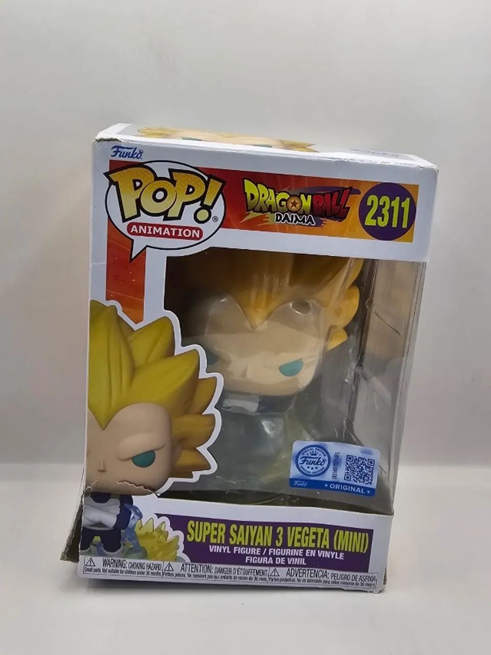 Funko Pop Dragon Ball Daima! Super Saiyan 3 Vegeta (mini) #2311