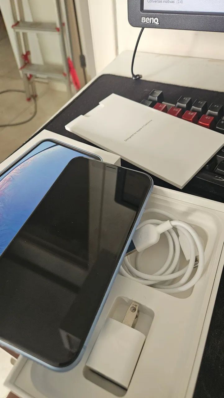 iPhone XR 128 GB Azul - ótimo estado - Foto 3