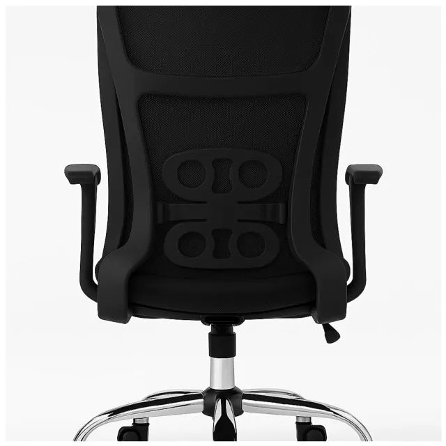 Cadeira Escritório Tela Navi Preta Conforto Ergonômico Ideal para Longas Jornadas 20082 - Foto 5
