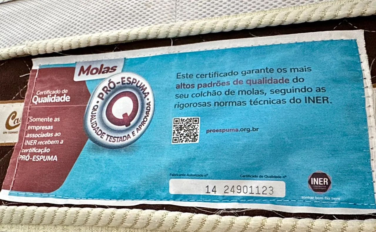 Colchão king castor usado - Foto 4