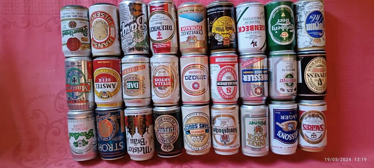 LATAS VAZIAS DE CERVEJA DECADA DE 90 - Foto 4