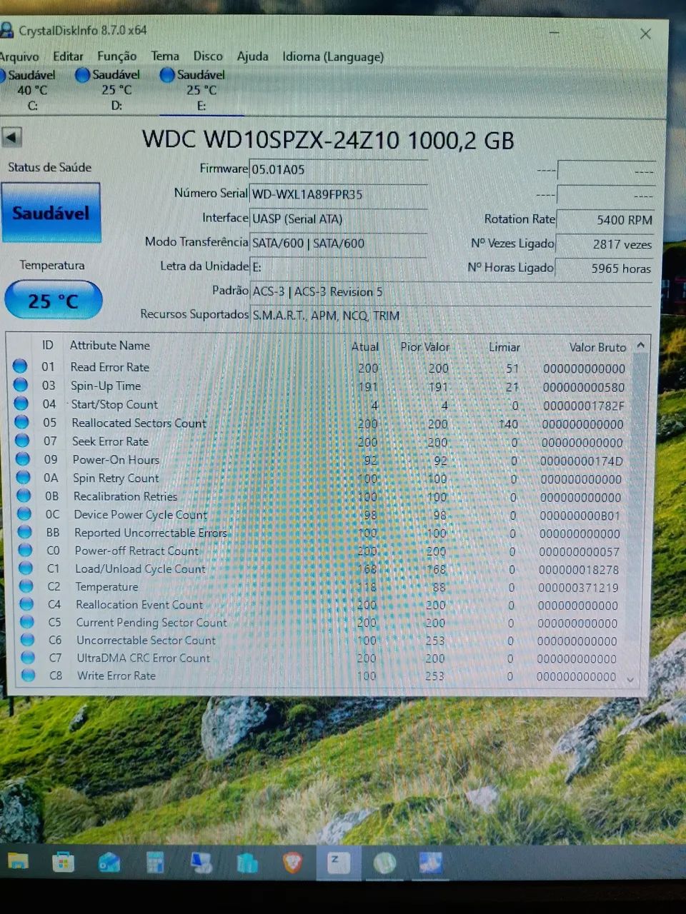 HD western digital 1 TB 100% saud - Foto 2