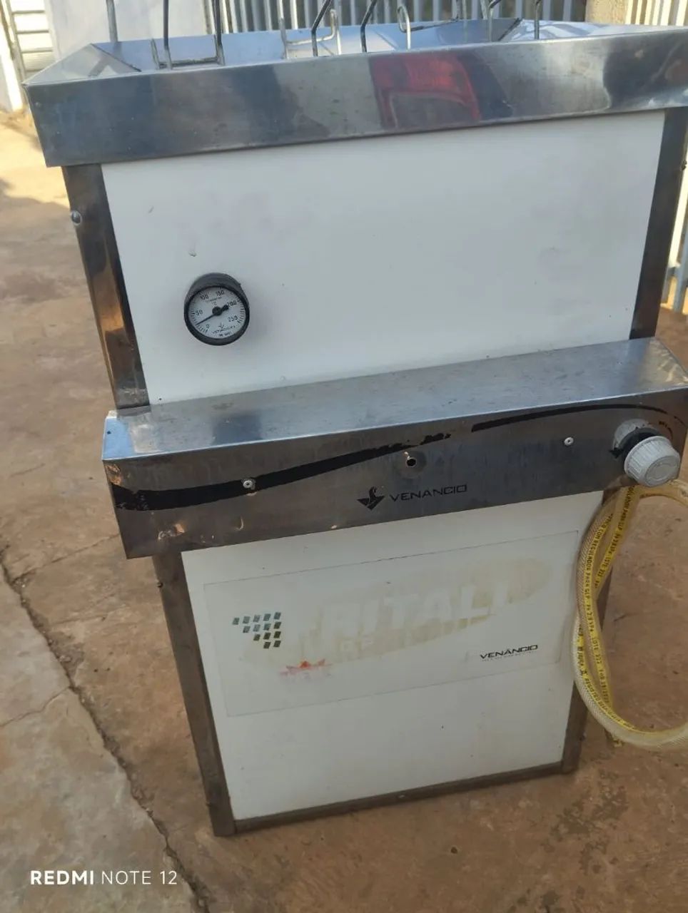 Fritadeira a gaz água e óleo 