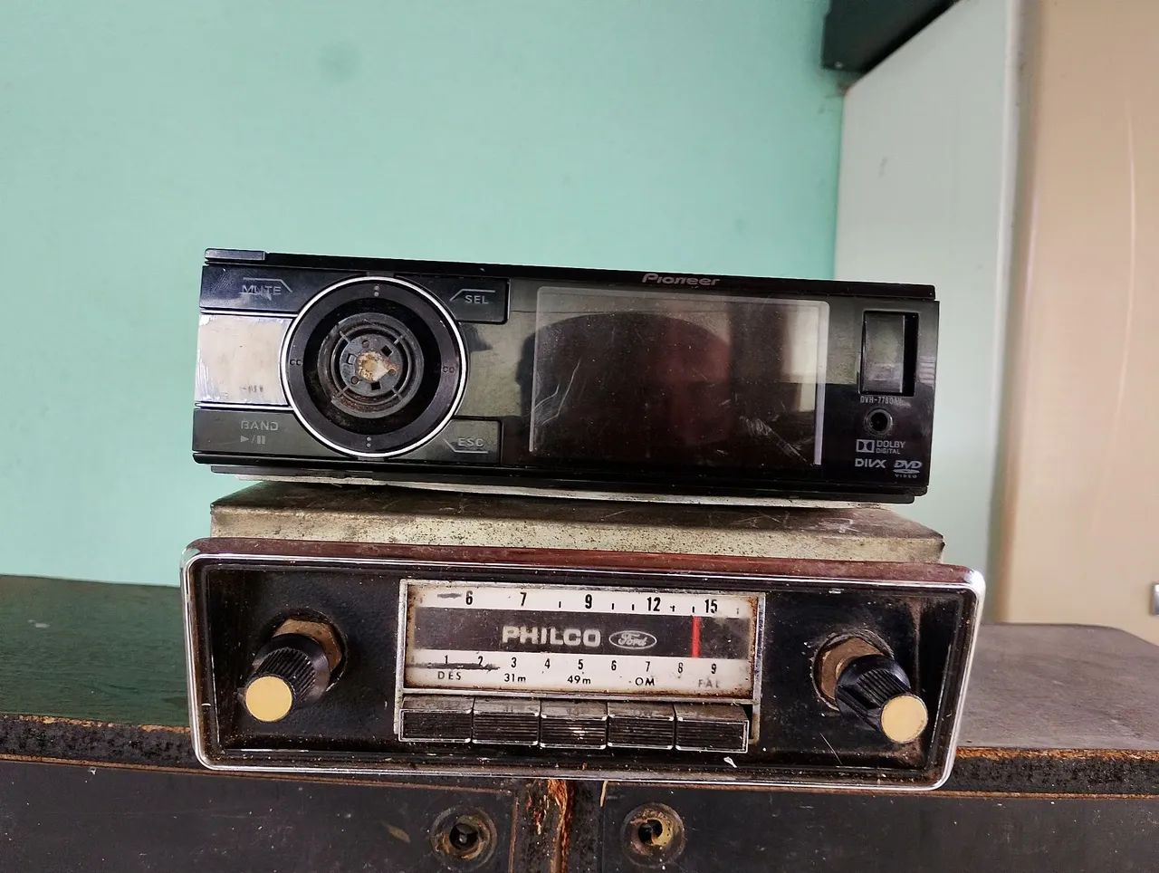 2 rádios Philco e pioner