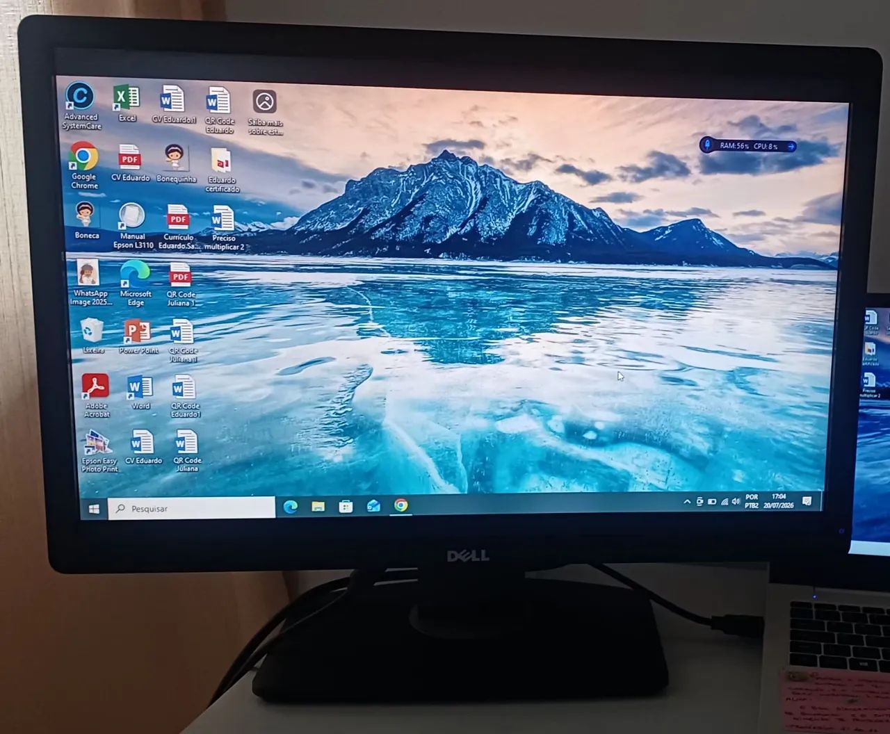 Monitor Led Dell 24 Polegadas Full HD 1080 P 