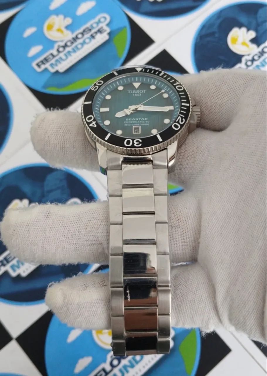 RELOGIO TISSOR SEASTAR GREEN AUTOMÁTICO - Foto 3